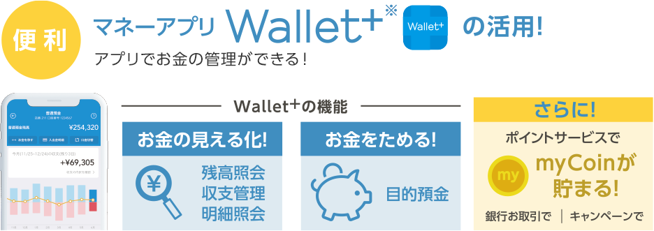 【マネーアプリWallet+の活用】アプリでお金の管理ができる！