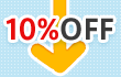 申込み手数料が10%OFF