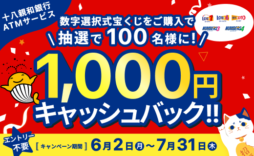 ATM宝くじサービス