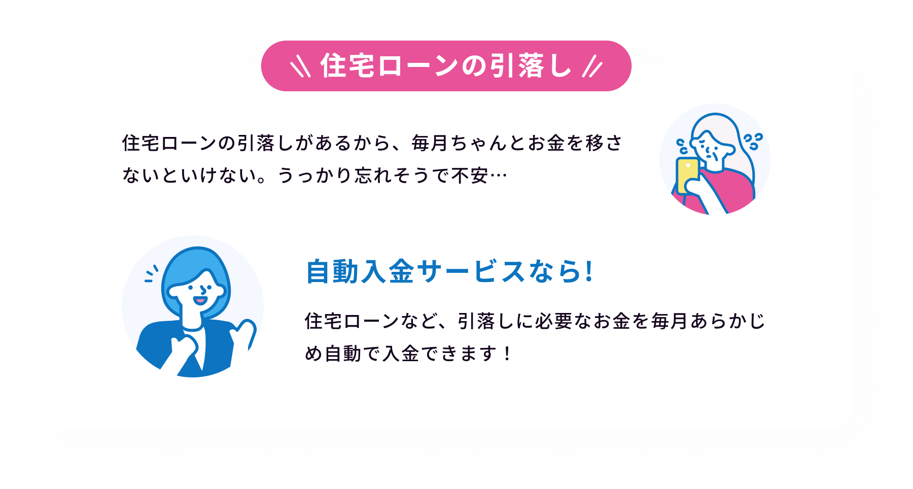 住宅ローンの引落し