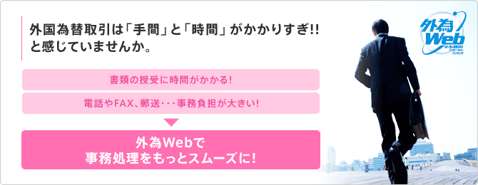 外国為替取引は「手間」と「時間」がかかりすぎ！と感じていませんか。