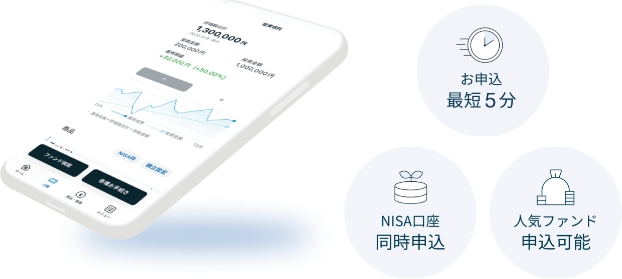 WEBでかんたん口座開設! 投信・NISAスタートサービス