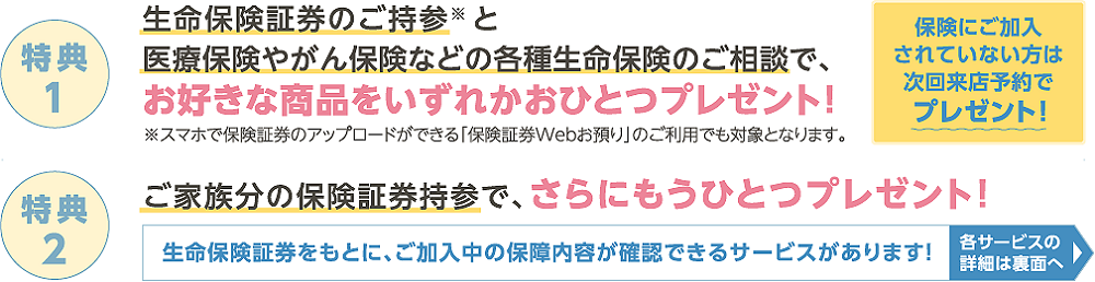 常設特典