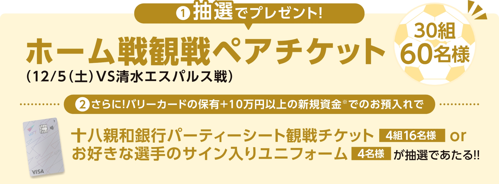 V・ファーレン長崎応援定期預金