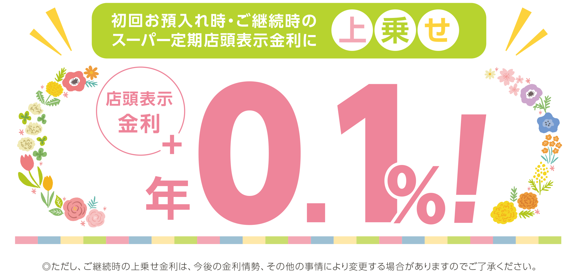 【年金ありがとうございます定期預金　夢いっぱい】　毎年抽選で180名様にQUOカード(2000円分)をプレゼント！