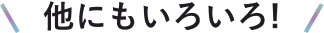他にもいろいろ